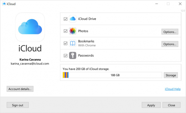 Apple ICloud For Windows ICloud Passwords 